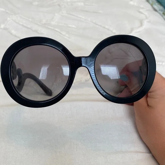 Baroque Prada sunglasses 55mm round